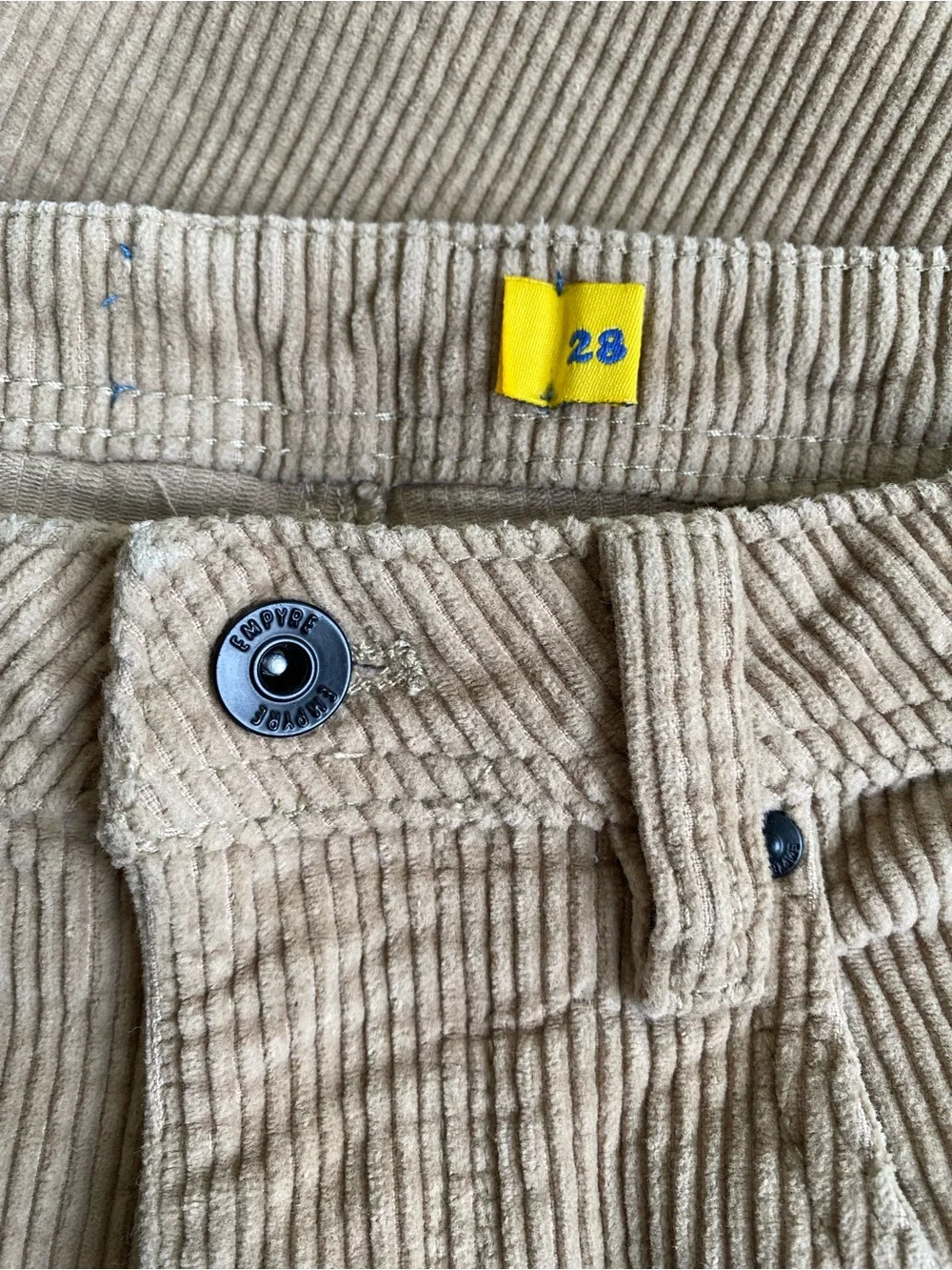 Empyre Men’s Corduroy 100% Cotton Pants Size 28 - Picture 9 of 11